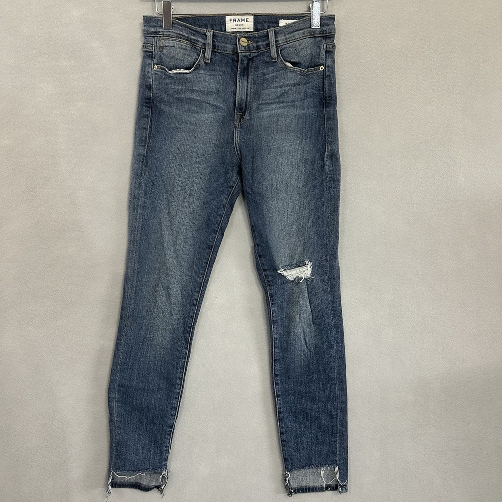 Frame Denim Le High Skinny Jeans‎ Women's 29 ( Fits 28x25-27) Distressed